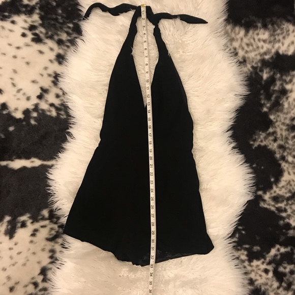 Black Halter Romper - Picture 6 of 8